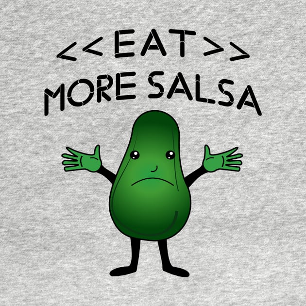 Funny Avocado Guacamole TShirt by karolynmarie